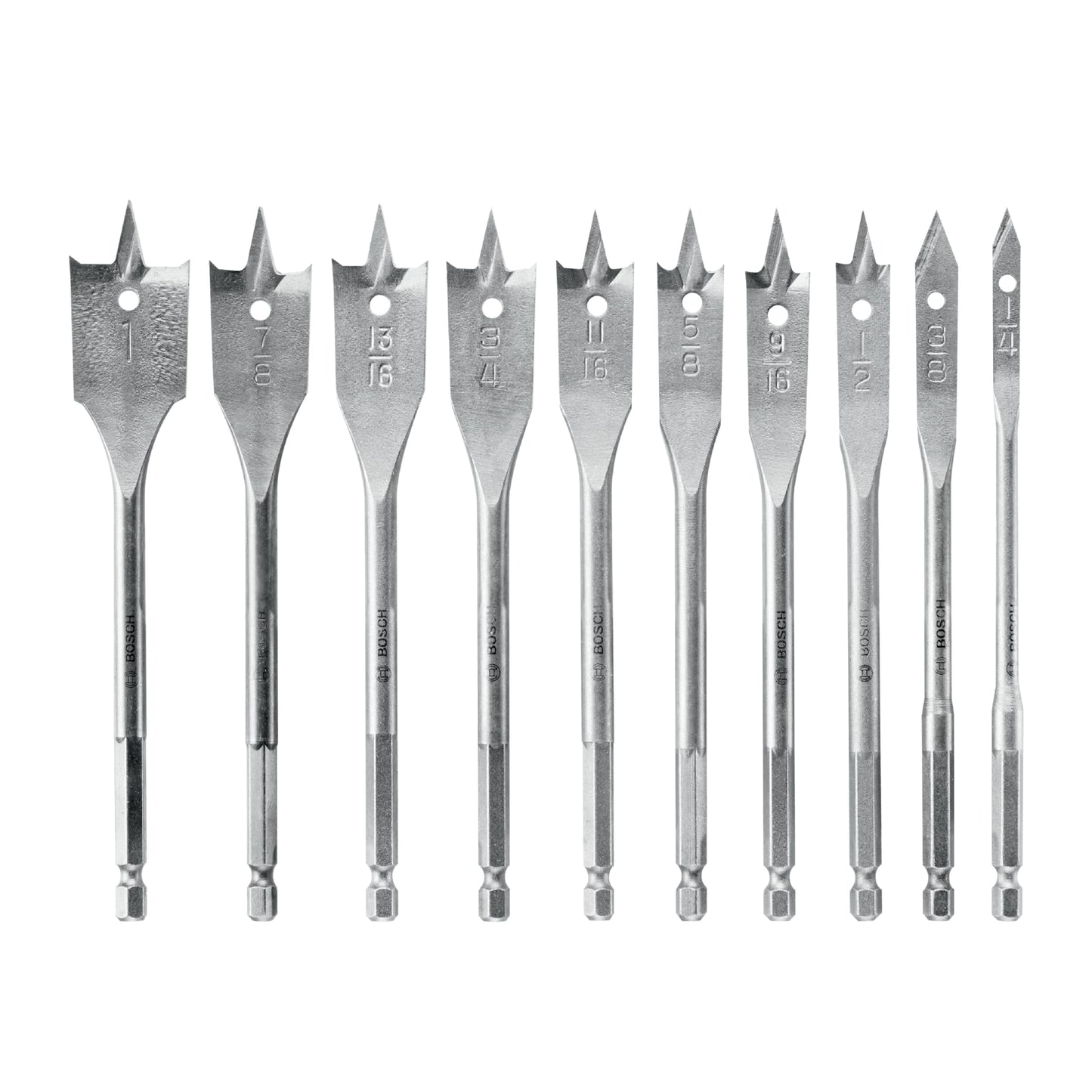 Bosch SB0010 Chisel Point Spade Set (10-Piece)