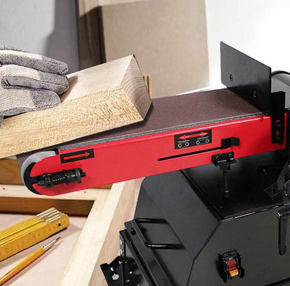 POTUINOM Sanding Belts 6X48 Inches(150X1220mm)- 1 Each of 60/80/120/180/240/400 Grits Aluminum Oxide Sanding Belt, Best Suitable for Wood Sanding and Levelling- 6 Pack