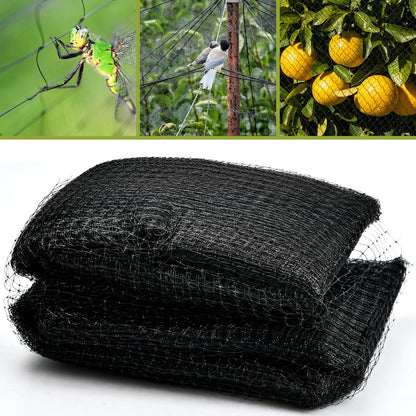 BEAUGIREW Garden Netting 7 x 100 ft Durable Bird Netting for Garden Heavy Duty Wire Mesh Net Fencing Protect Plants Fruits Trees from Birds Deer Poultry with 50 x Mounting Straps and 10 x Spikes