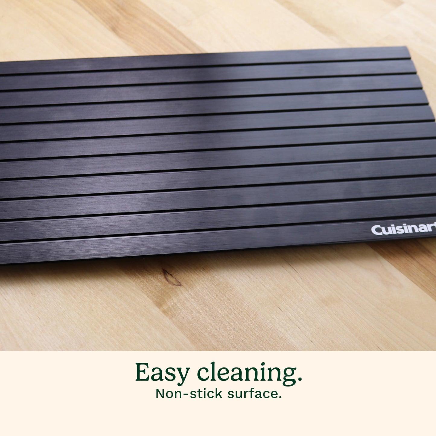 Cuisinart Quick Defrosting Tray for Frozen Meat, Non-Stick, Easy to Clean, Black (CDT-010C)