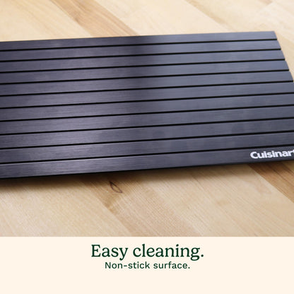 Cuisinart Quick Defrosting Tray for Frozen Meat, Non-Stick, Easy to Clean, Black (CDT-010C)