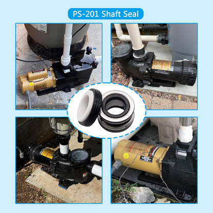 PS-201 3/Pcs 3/4" for Hayward Pool Spa & Pump Motor Shaft Seal Replace Max-flo Super pump SPX1600Z2 SP2605X7A SP2605X71 SP1600x5 SP1607x10 SP2800x5 SP3010(EEAZ) SP3010X15AZ
