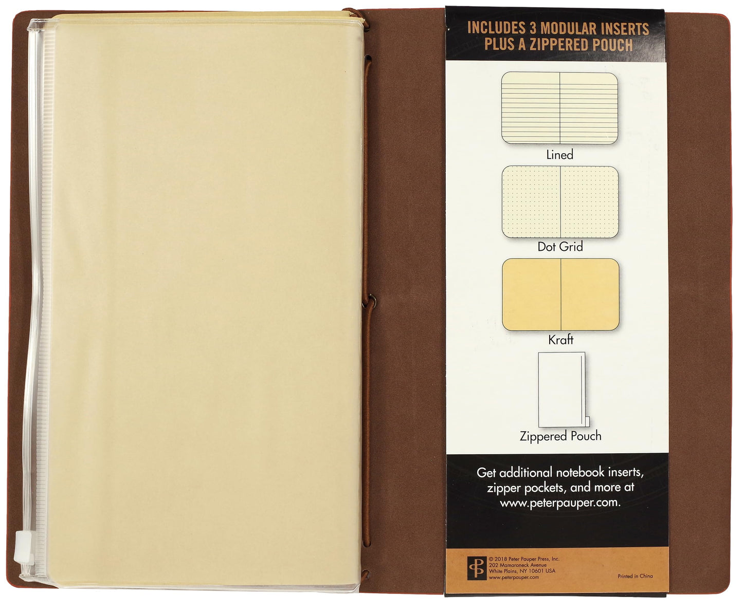Voyager Notebook - Nutmeg (Traveler's Journal, Planner, Notebook)