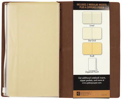 Voyager Notebook - Nutmeg (Traveler's Journal, Planner, Notebook)