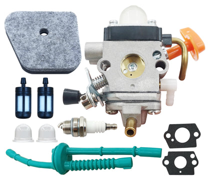 Carburetor C1Q-S174 with Air Fuel Filter Tune Up Kit for Stihl FS90 FS100 FS100R FS110 FS110R FS110X FS110RX FS100RX FS130 FS130R Trimmer