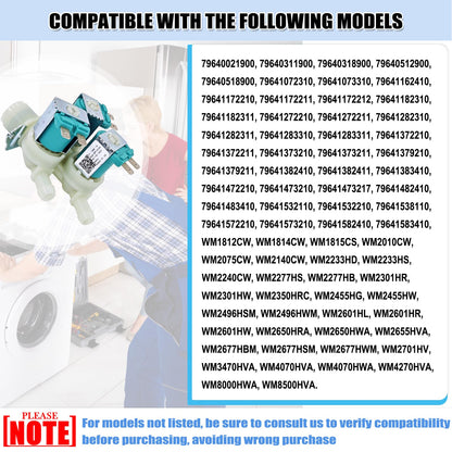 5221ER1003A Washer Water Inlet Valve for LG/Kenmore Washing Machine Cold Water Valve Assembly Replacement Parts 5221ER1003C 5221ER1003D AP4442608 PS3527452