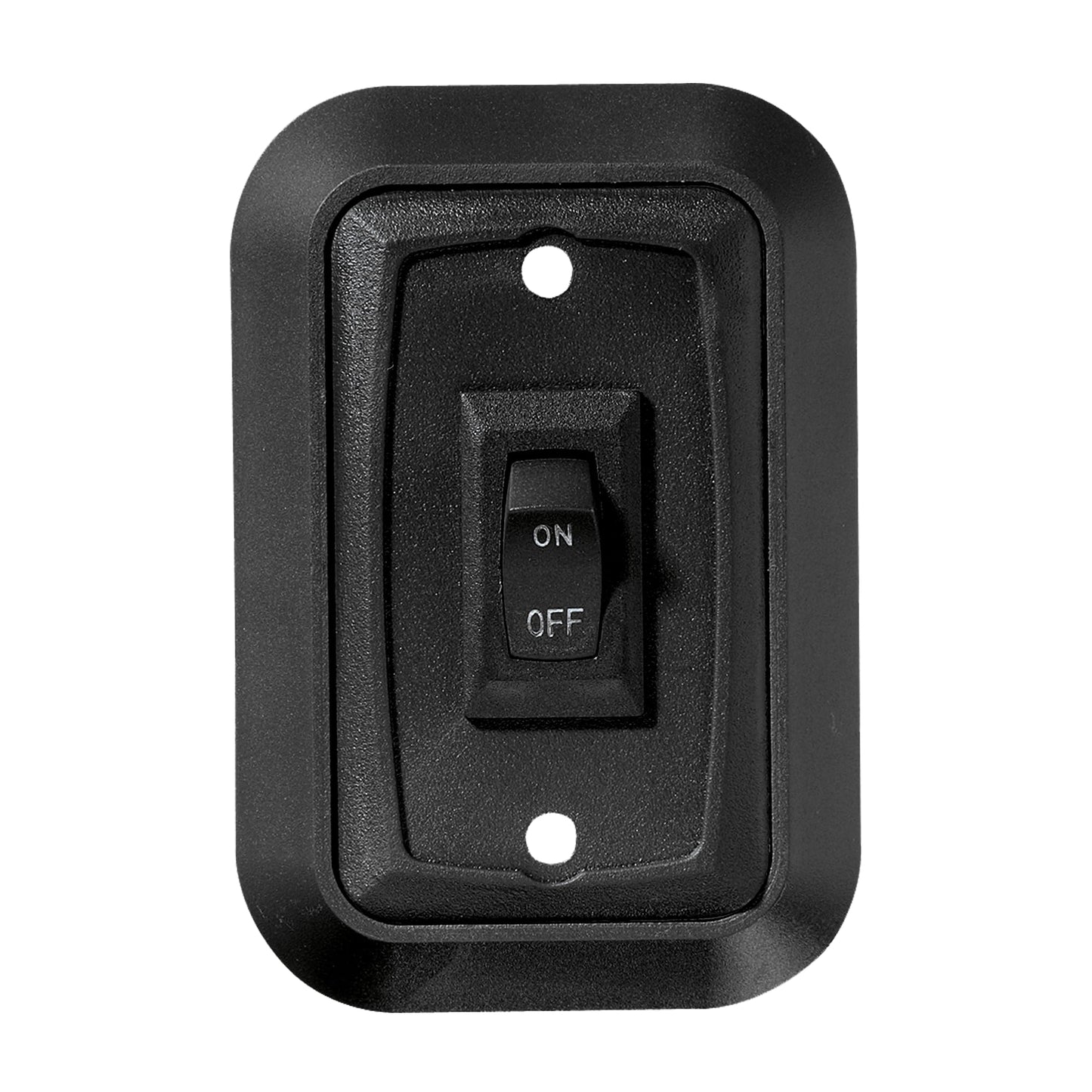 RV Designer S652, Wall Plate Switch, Single, Black, 3.53" x 2.39", On/Off - SPST