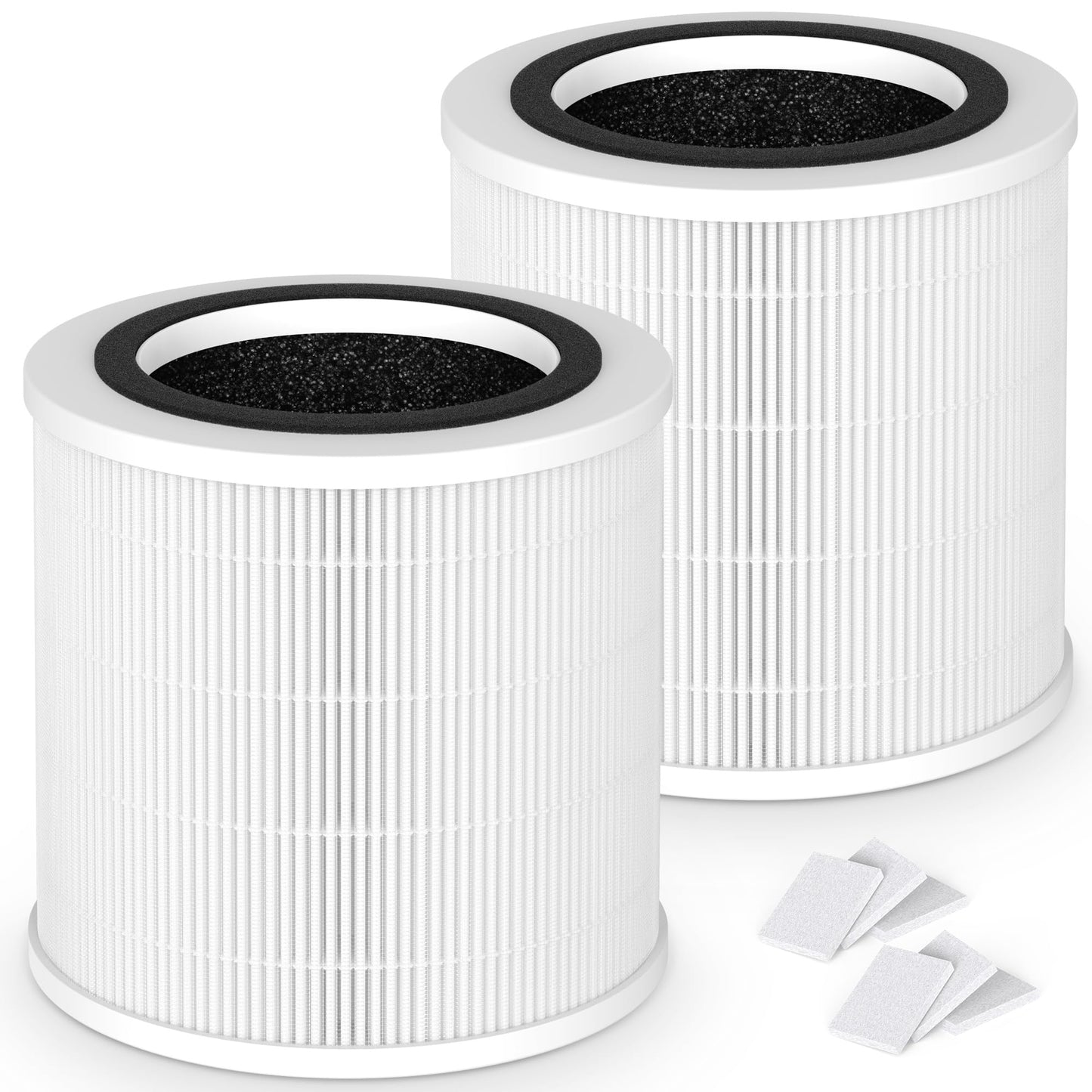 2 Pack H7126 Replacement Filter for GoveeLife H7126 Mini Air Purifier, 3-in-1 High-Efficiency Air Filter, Replace Part #H7126-RF