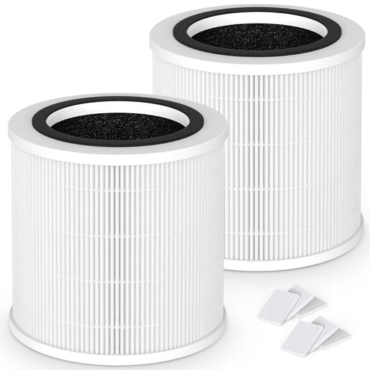 2 Pack H7126 Replacement Filter for GoveeLife H7126 Mini Air Purifier, 3-in-1 High-Efficiency Air Filter, Replace Part #H7126-RF