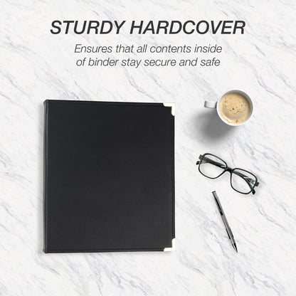 Samsill 1.5-Inch Classic Ring Binder, Black (15150)