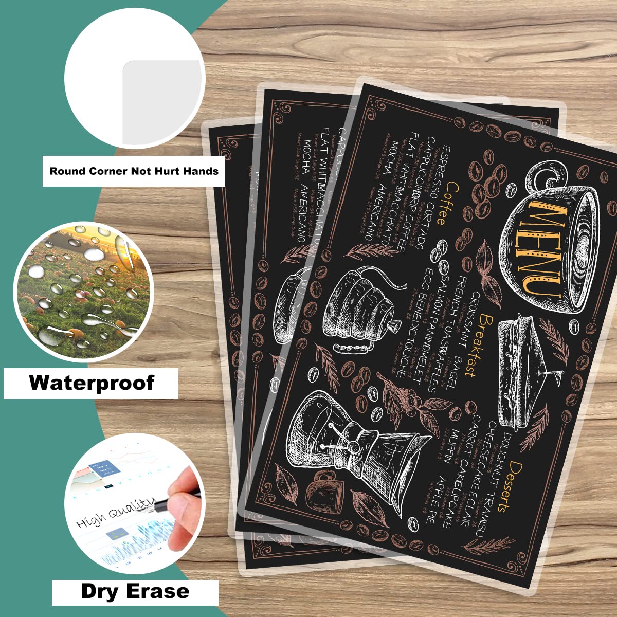 BESTEASY 3 Mil Thermal Laminating Pouches, Clear Thermal Laminating Sheets 9" x 11.5" Letter Size, Hold 8.5" x 11" Sheet (200 Pack)