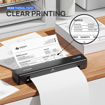 POLONO D810 Thermal Printer Paper 8.5 x 11 Inch, Advanced Thermal Printing, US Letter Size Thermal Paper Compatible with D810, Size 8.5" x 11",100 Sheets