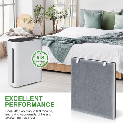 Vital 100 Replacement Filter Compatible with LEVOIT Vital 100 Air Purifier, 3-in-1 Filter with Activated Carbon Filter for Vital 100-RF, White, 2 Pack