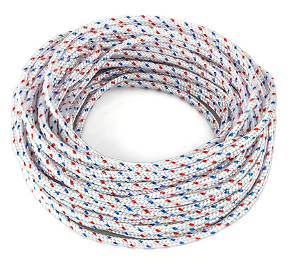 SSFOLPFEE High Strength Recoil Starter Rope, 4.0mm × 100FT, Heavy Duty Pull Cord for Briggs & Stratton, Honda, Generator, Lawn Mower, Snowblower