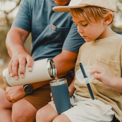 YETI Rambler Jr. 10 Oz Tumbler with Silicone Straw Lid, Tropical Pink