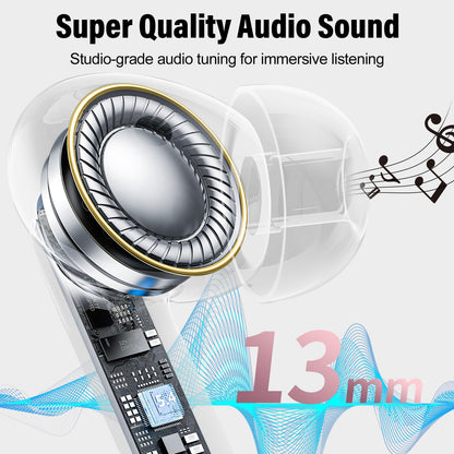 Ai Translation Earbuds Real Time with Audio and Video Calls, 3-in-1 Buletooth 5.4 Translator Earbuds, 164 Languages Translator Earphones, 6 Translation Modes Ear Buds, 42H Translation Headphones Rose