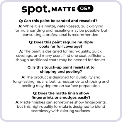 Touch-Up Paint | Matte Finish for Cabinets, Walls, Doors & Furniture | Multi-Tone White Repair Kit | Quick-Dry, Self-Priming, Low-Odor, Eco-Friendly | No-Sanding or Primer Needed | 3 Pack by spot.