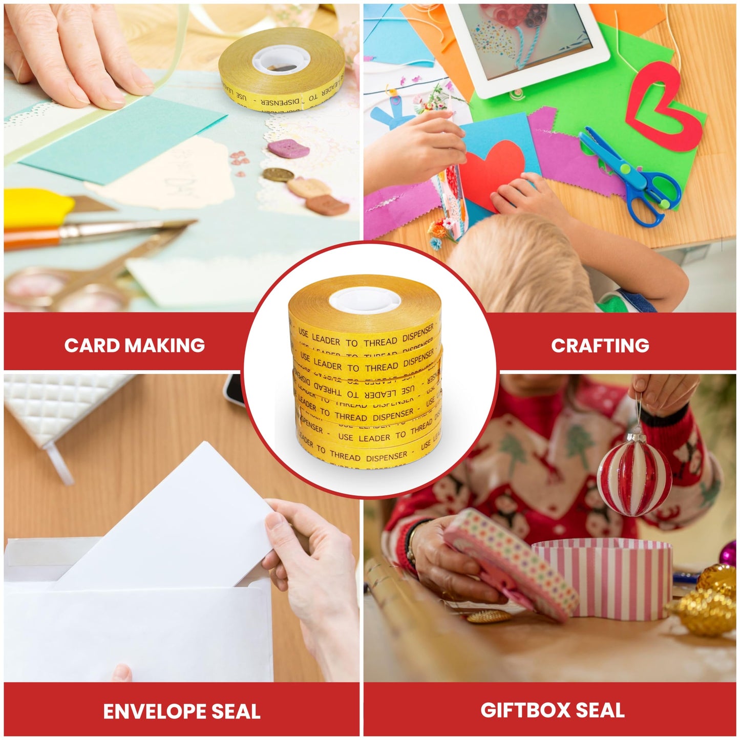 T.R.U. ATG-7502 ATG Tape (Acid Free Adhesive Transfer Tape): 1/4 in. wide x 36 yds.