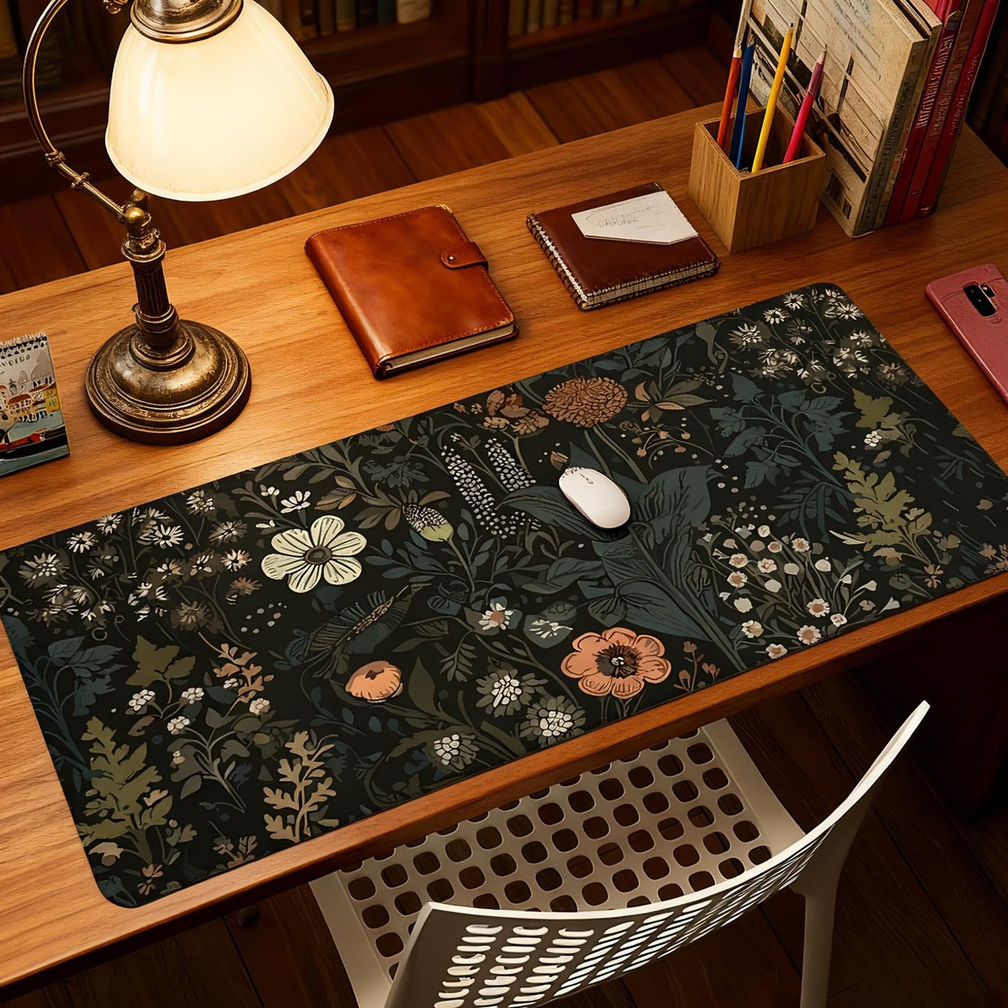 TOMAIDA Mouse Pad, Large Mouse Pad 90 X 40CM (35.4X15.7Inches) Mousepad Big Desk Mat with Non-Slip Rubber Base Keyboard Pad for Gaming and Office-Black