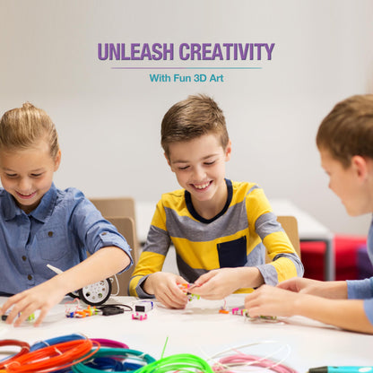 fuentai 3D Pen Print Filament - 20 Bundle PLA Refills for 3D Printing - Ideal for Art, Crafts, Doodler to Create - is Great Birthday and Christmas Gifts for Kids