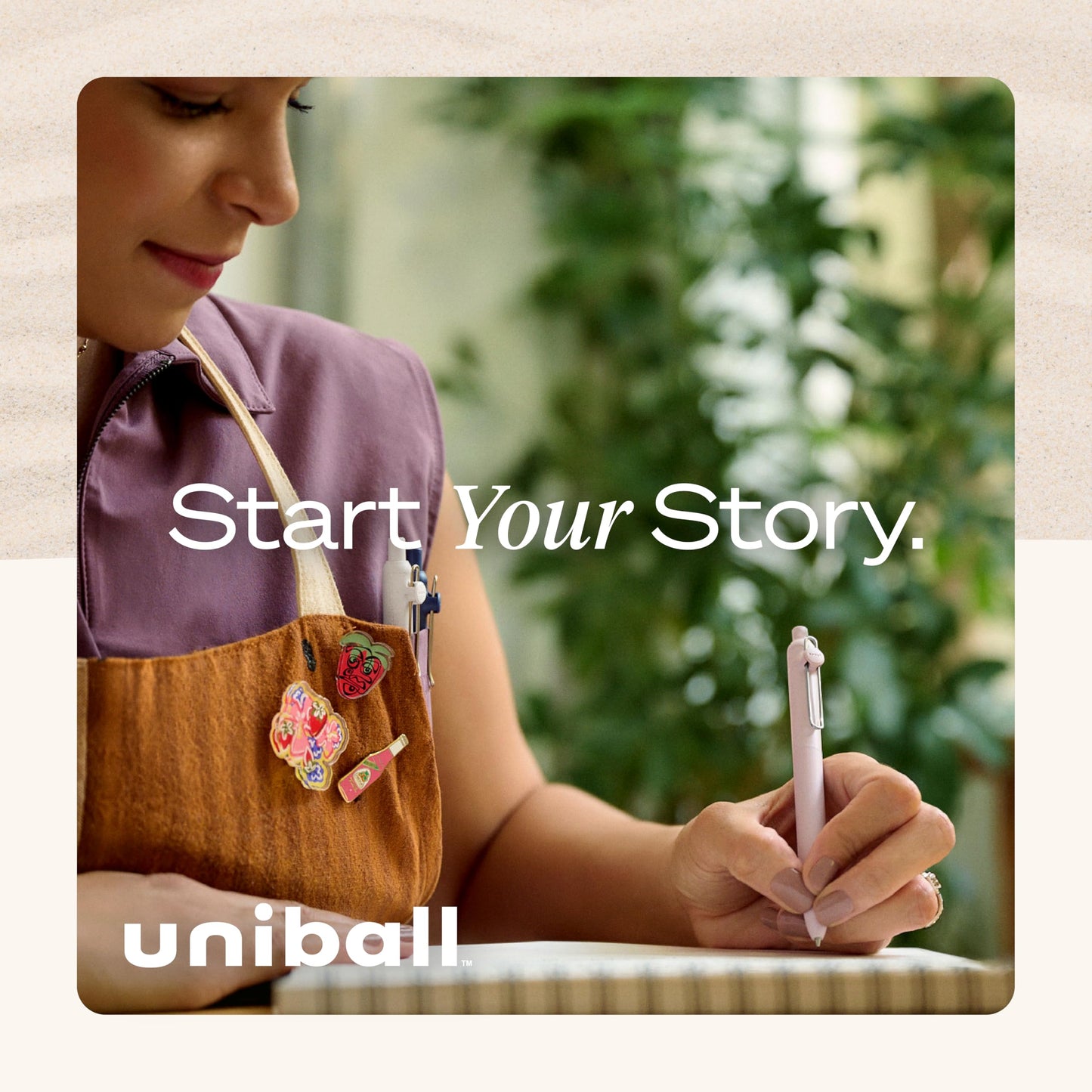 uniball Zento Liquid Gel Ink Retractable Pens, Medium Point (0.7mm), Boho Barrels, Black Ink, Dozen