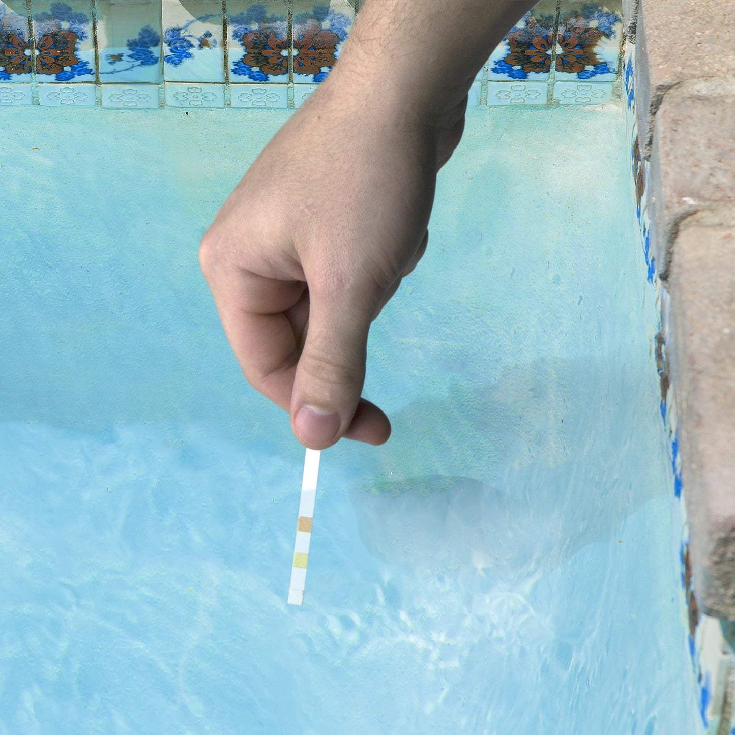 Poolmaster 22200 Smart 4-Way Swimming Pool and Spa Water Chemistry Test Strips, 100 Count, 2 Pack, Made in The USA, Yellow