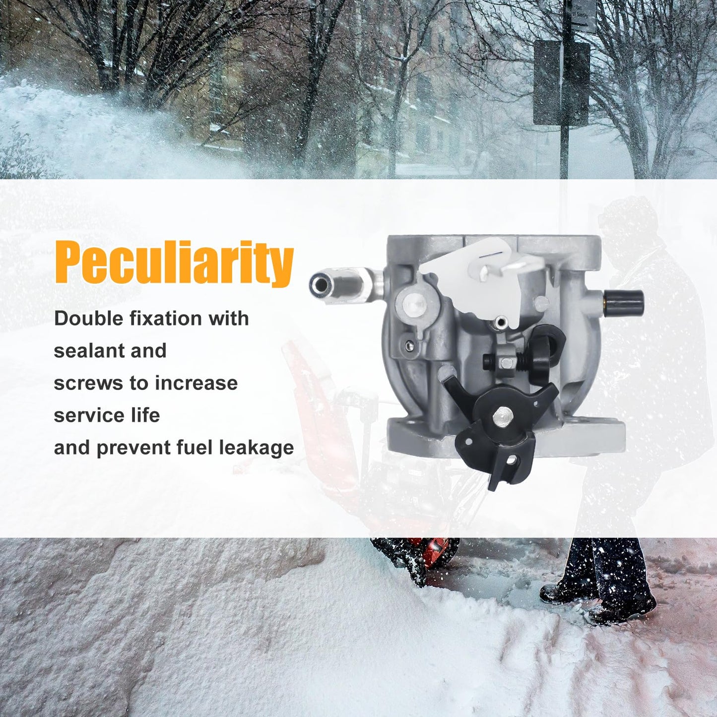 Carburetor for Ariens 20001368 20001027 McCulloh Poulan Pro 436565 532436565 585020402 LCT 208cc 03121 03122 Snow Blower Thrower Carb Carburateur