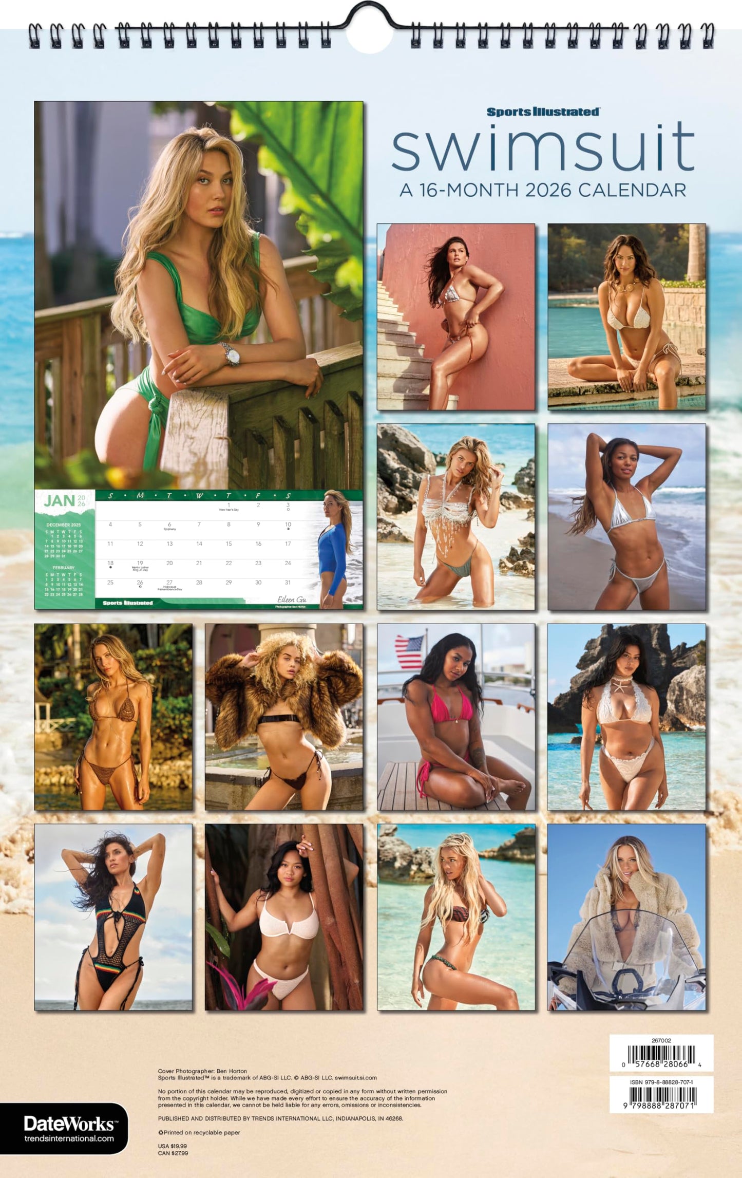 2026 Sports Illustrated Swimsuit Oversized Poster Calendar