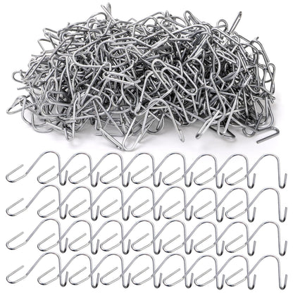 ZENFUN 250 Pcs T Post Clips, Galvanized Steel Fence Clips Bulk Rust Resistant T Post Wire Clips Fence Wire Fasteners for Securing Wire Park Fence, Fixing Highway Sport Fences