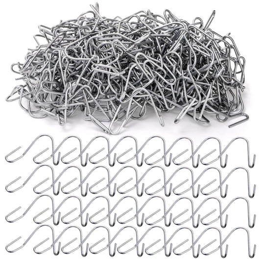 ZENFUN 250 Pcs T Post Clips, Galvanized Steel Fence Clips Bulk Rust Resistant T Post Wire Clips Fence Wire Fasteners for Securing Wire Park Fence, Fixing Highway Sport Fences