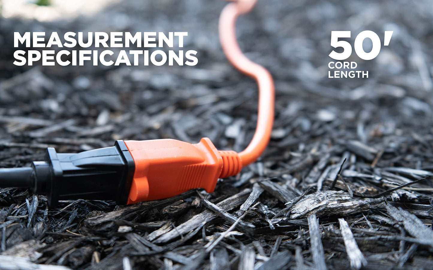 Woods 723 16/2 50-Foot Vinyl SJTW Extension Cord (Orange)