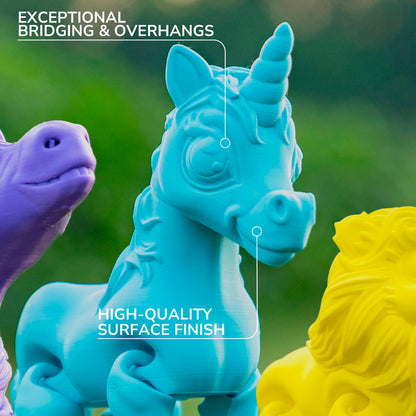 Polymaker Panchroma CoPE 3D Printer Filament, Polymaker Teal 3D Printing Filament 1.75mm 1kg, Prints Better Than PLA, Enables High Speed Printing, Compatible with Most 3D Printer, Polymaker Teal