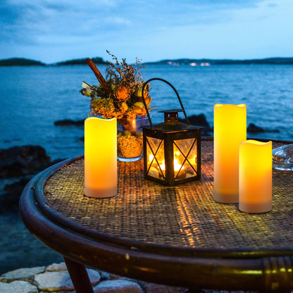 Waterproof Outdoor Candles, flameless LED Battery Candles, 12PCS of high-Temperature Resistant Simulated Candles.