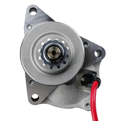 SOLLON 3 Bolt Starter Motor with Line for 50cc 70cc 90cc 100cc 110cc 125cc ATVs Dirt Bikes Go Karts Pit Bike Dune Buggy Sandrail Quad 4 Wheelers Compatible with SSR Roketa Taotao Coolster Jonway SunL