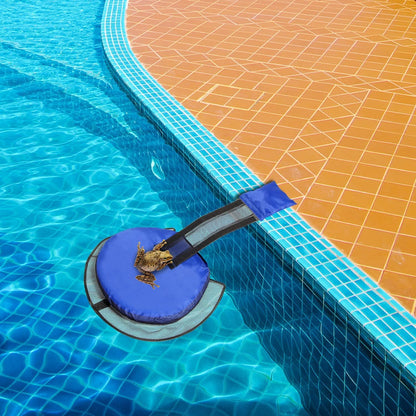2 PCS Animal Saving Escape Ramp for Pool, Floating Step Ramp Critter Saving Escape Ramps Swimming Pool Device Handy Rescues Saving Escapes Supplies for Duck, Frogs,Turtle