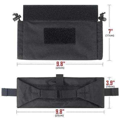 WYNEX Tactical First Aid Drop Dump Pouch, EMT Trauma Roll Up Drop Pouch EMT IFAK Sub Abdominal Carrying Bag with Hook-N-Loop