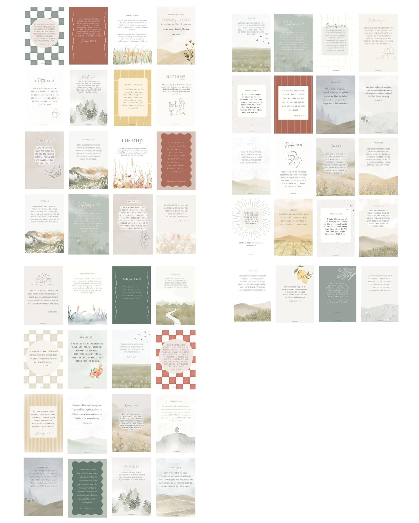 Take Heart ESV Scripture Cards Set, 52 Cards with Wooden Display Stand, Christian Inspirational Decor