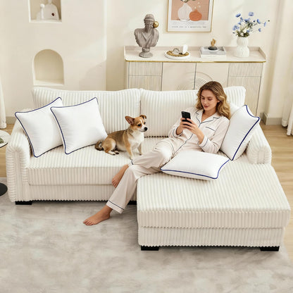 Wuuyuef 18x18 Pillow Inserts Set of 2, Hypoallergenic Machine Washable Fluffy Microfiber Cushions, Premium Soft Throw Pillow Stuffer for Couch, Sofa – White