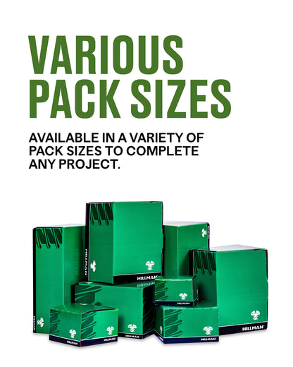 Hillman 59126 Short Jack Nuts (1/4"-20) - 15 Pieces, Zinc