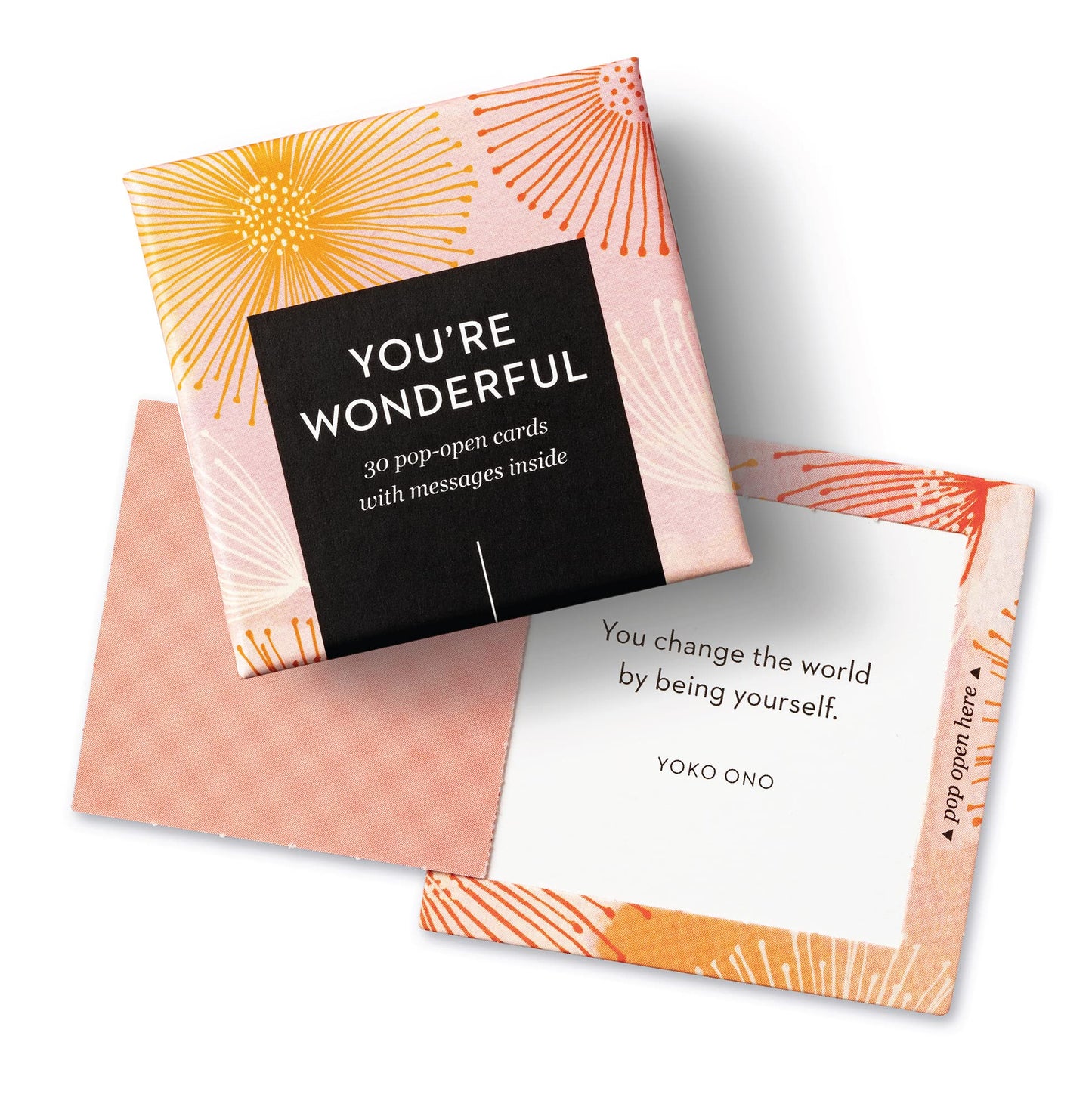 Compendium ThoughtFulls Pop-Open Cards — 2-Pack of Celebrating You, You’re Wonderful — 60 Pop-Open Cards, Each with a Different Message Inside