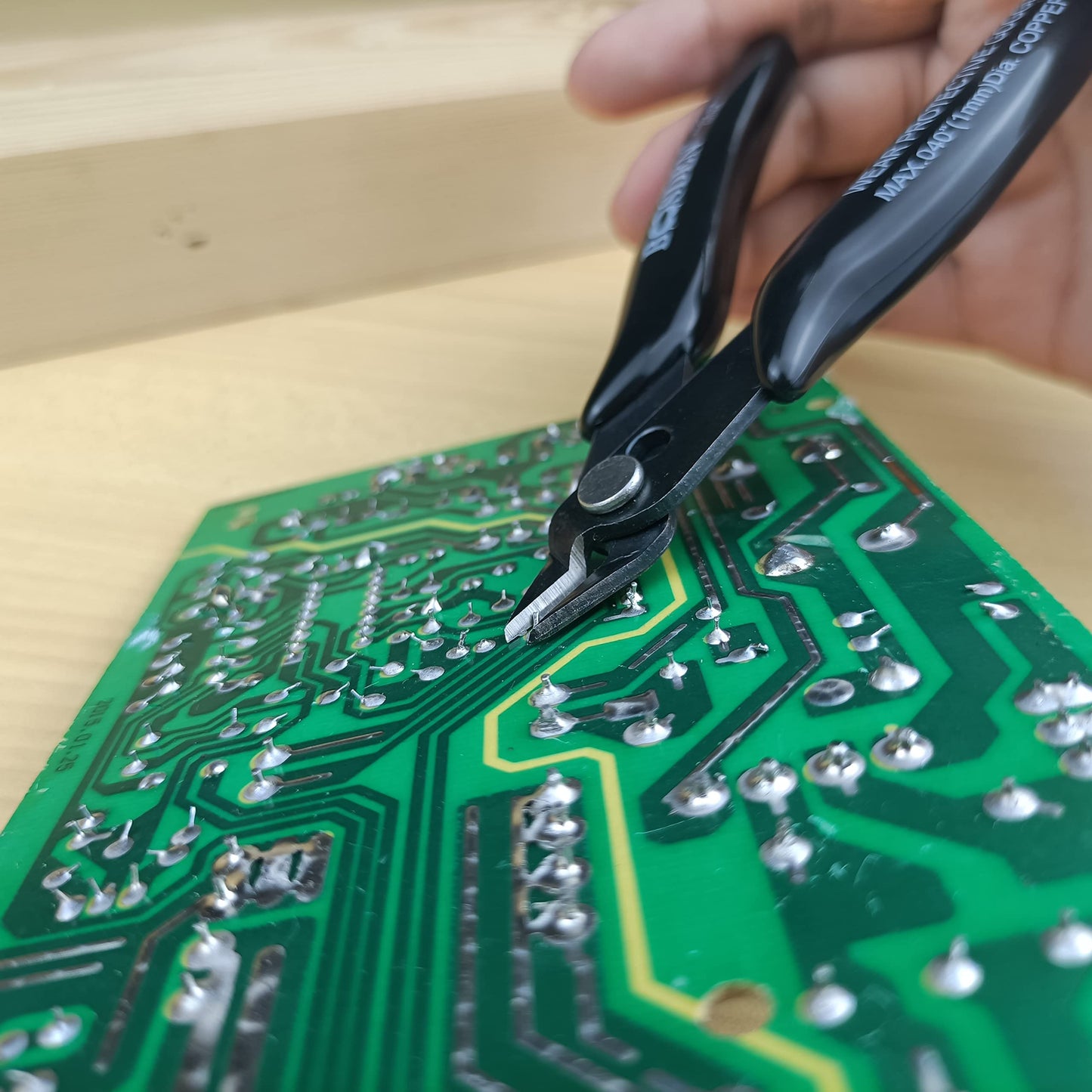 170 Wire Cutters, 10 Pack, Flush Cut Pliers 5 Inch, BOOSDEN Micro Wire Wutters Diagonal Cutting Pliers, Flush Cutter for Jewelry Making, Wire Snips Nippers for Artificial Flowers, Crafts, Zip Ties
