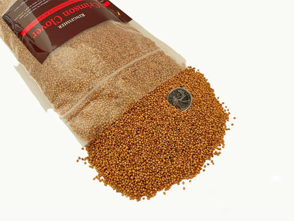 1 Pound Crimson Clover Seeds | Canadian Crimson Clover Seed | Natural Cover Crop | Deer Food Plots | Butterfly & Bee Food | Suitable For Raised Gardens or Planters | Cover Crop Seeds | Red Clover Seed