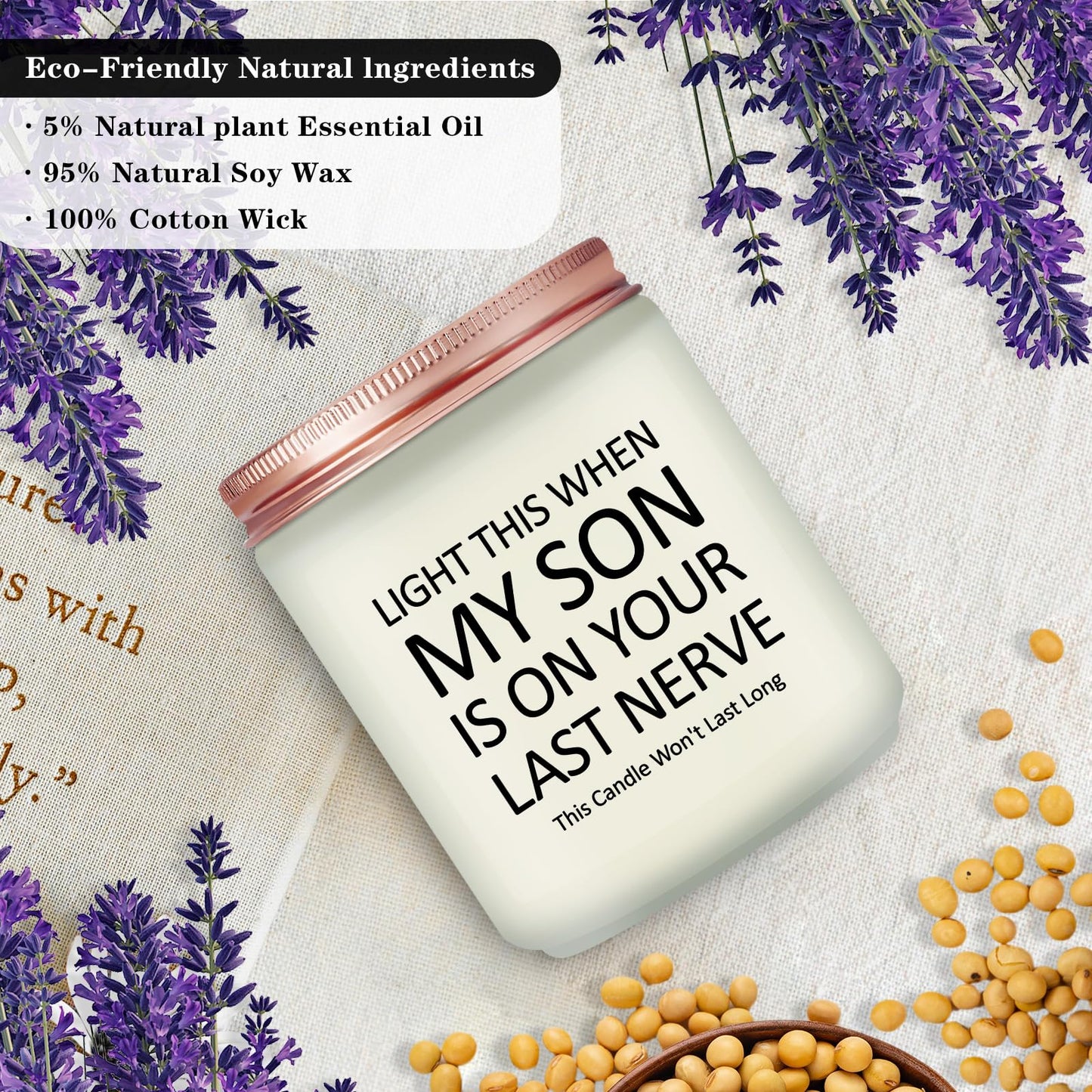 Volufia Gifts for Daughter in Law - Christmas Mothers Day Birthday Gifts for Daughter in Law from Mother in Laws - Lavender Scented Candle