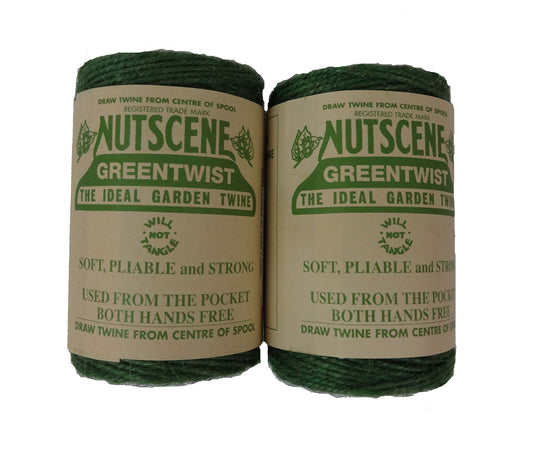Bosmere K807G 2-Pack Nutscene Colored 3-Ply Twine, 394-Feet per Spool, Green