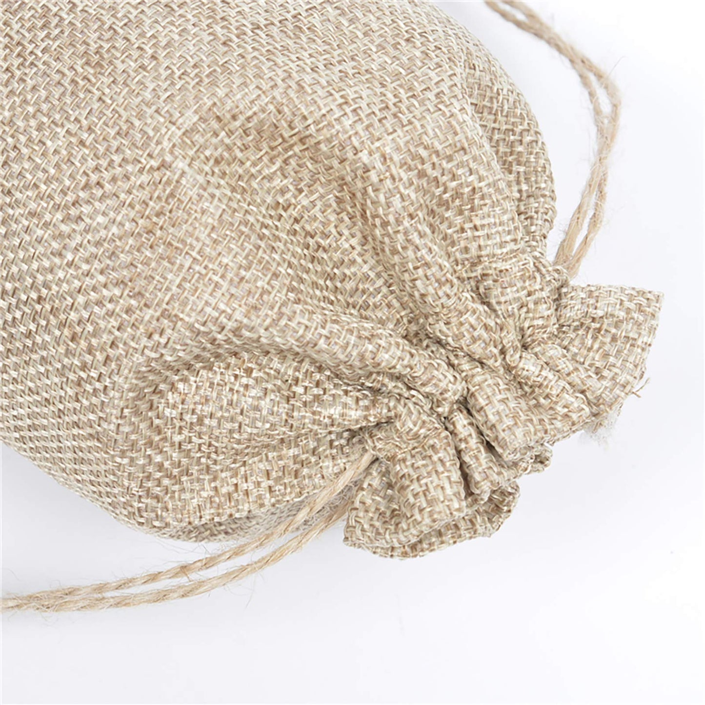 WEWIVODA Burlap Bags, 20 Packs 6.7"x9" Burlap Lined Gift Bag Drawstring Jewelry Pouches Party Favor Linen Pockets for Wedding Birthday Halloween Thanksgiving Christmas New Year DIY Crafts (6.7"x9")