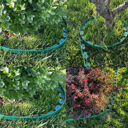 33ft Landscape Edging No Dig Garden with 30 Spikes Border for Landscaping Lawn Flower Beds Grass Yard No-Dig Flexible Borders Kit Plastic Fence Flowerbeds Yard (2inch 33ft)