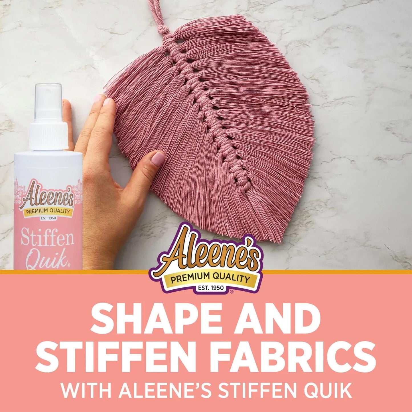 Aleene's 15581 Stiffen-Quick Fabric Stiffening Spray, 8-Ounce