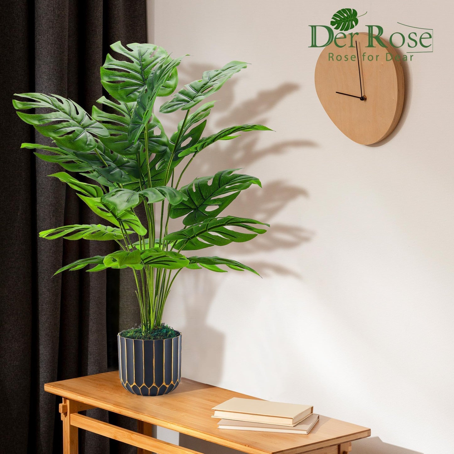 Der Rose Fake Plants Tall 28'' Artificial Plants for Living Room Home House Decor Indoor