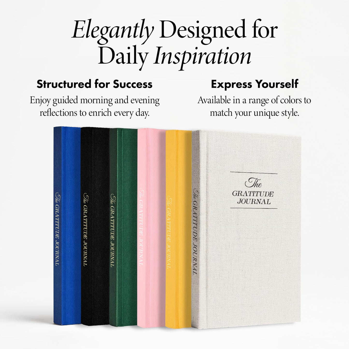 The Original Gratitude Journal 2026 - Daily Practice of Mindfulness & Happiness Journal with Elevating Quotes and Prompts for Affirmation Reflection Mindfulness - Premium Blue Hardcover by Thankful Path