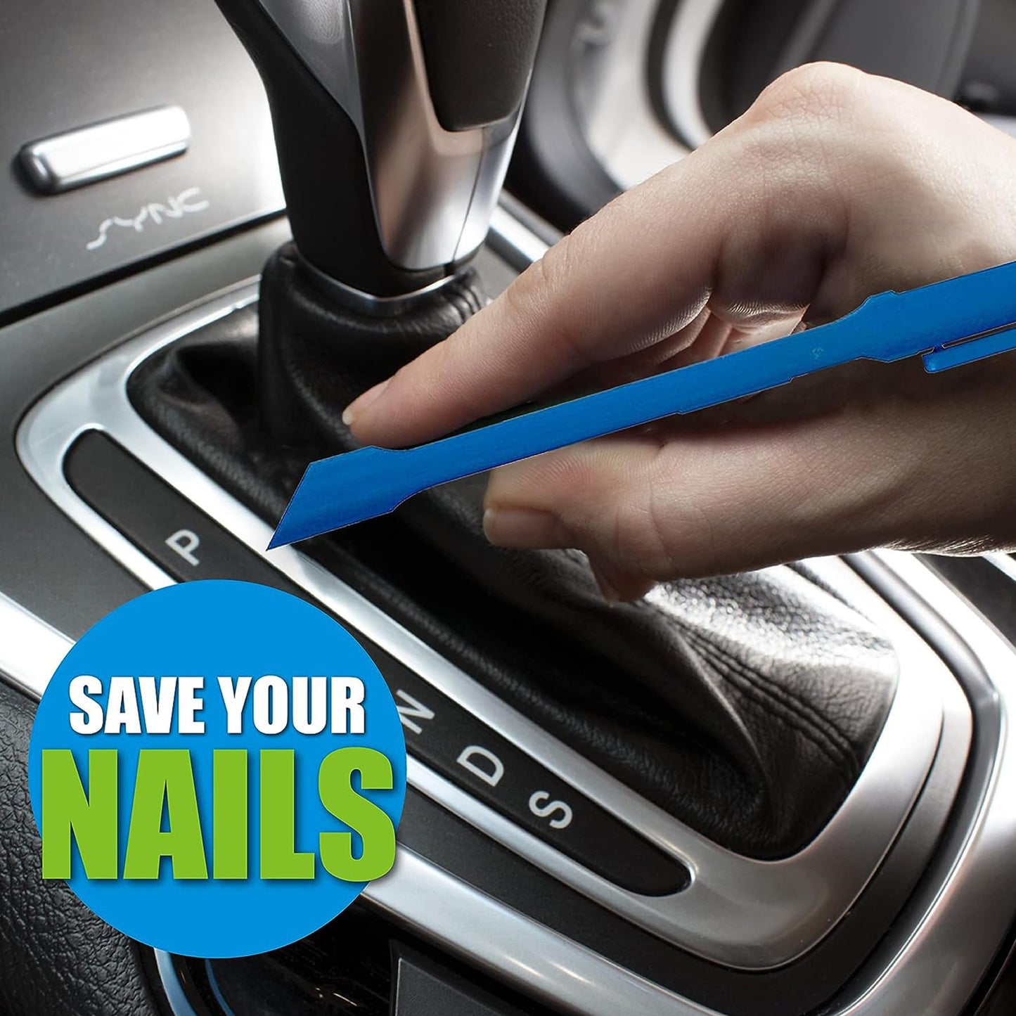 Scrigit Scraper No-Scratch Plastic Scraper Tool, 5 Pack - The Handy Multi-Use Scraping Tool for Removing Food, Labels, Stickers, Paint, Grease - Easy to Hold, Reaches Tight Spaces and Crevices